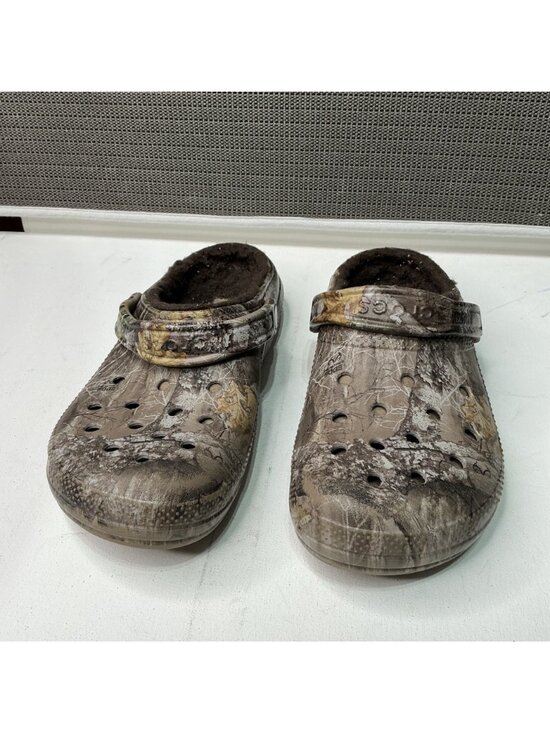 Camo Crocs Classic Lined Clogs M8/W10 Realtree Pattern With Fleece Lining main image 6